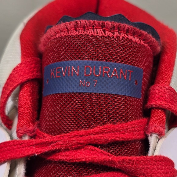 Nike Kevin Durant USA Home Basketball Shoes Mens 10.5 White Red Blue CI9948-101 main image 6